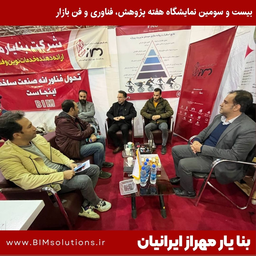 حضور شرکت فناورانه بنا یار مهراز ایرانیان در بیست و سومین نمایشگاه هفته پژوهش، فناوری و فن بازار استان قم آذرماه 1401